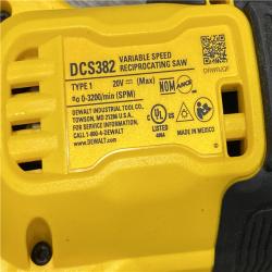 AS-IS DEWALT 20V MAX Cordless Brushless Reciprocating Saw (Tool Only)