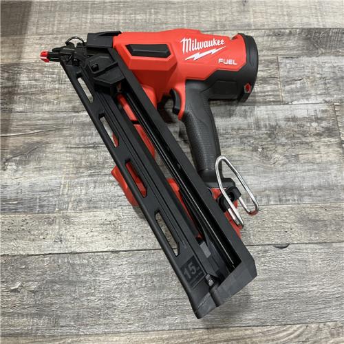 AS-IS Milwaukee FUEL 18-Volt Lithium-Ion Brushless Cordless Gen II 15-Gauge Angled Finish Nailer (Tool-Only)