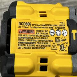 AS-IS DEWALT 20V XR Brushless Cordless 1/2 in. Hammer Drill (Tool-Only)