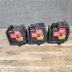 HOUSTON LOCATION - AS-IS MILWAUKEE 3 LASER TOOL COMBO