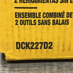 NEW - DEWALT 20V MAX Brushless 1/2 in. Drill Driver & 1/4 in. Impact Driver Kit