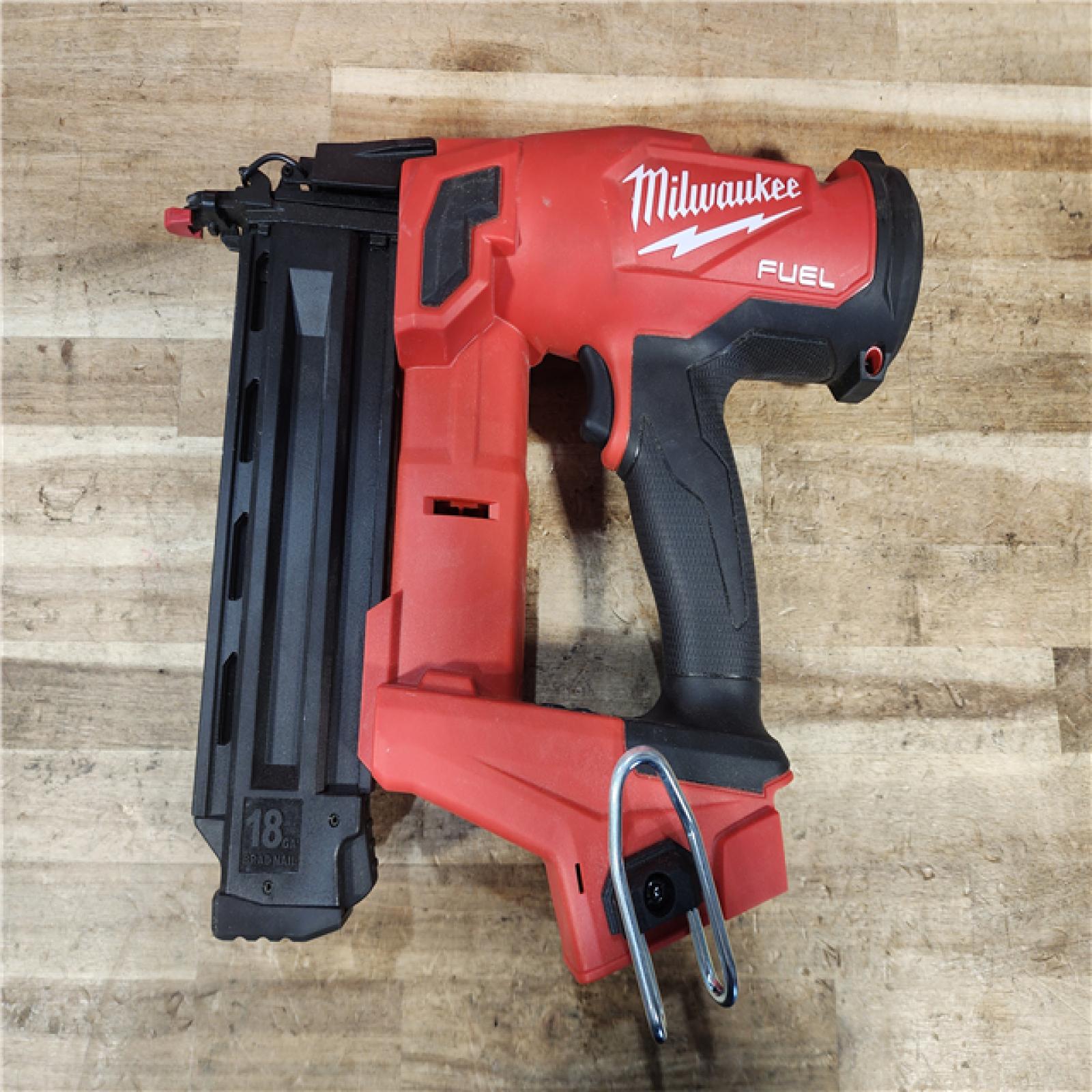 HOUSTON LOCATION - AS - IS Milwaukee FUEL 18-Volt Lithium-Ion Brushless Cordless Gen II 18-Gauge Brad Nailer (Tool-Only)