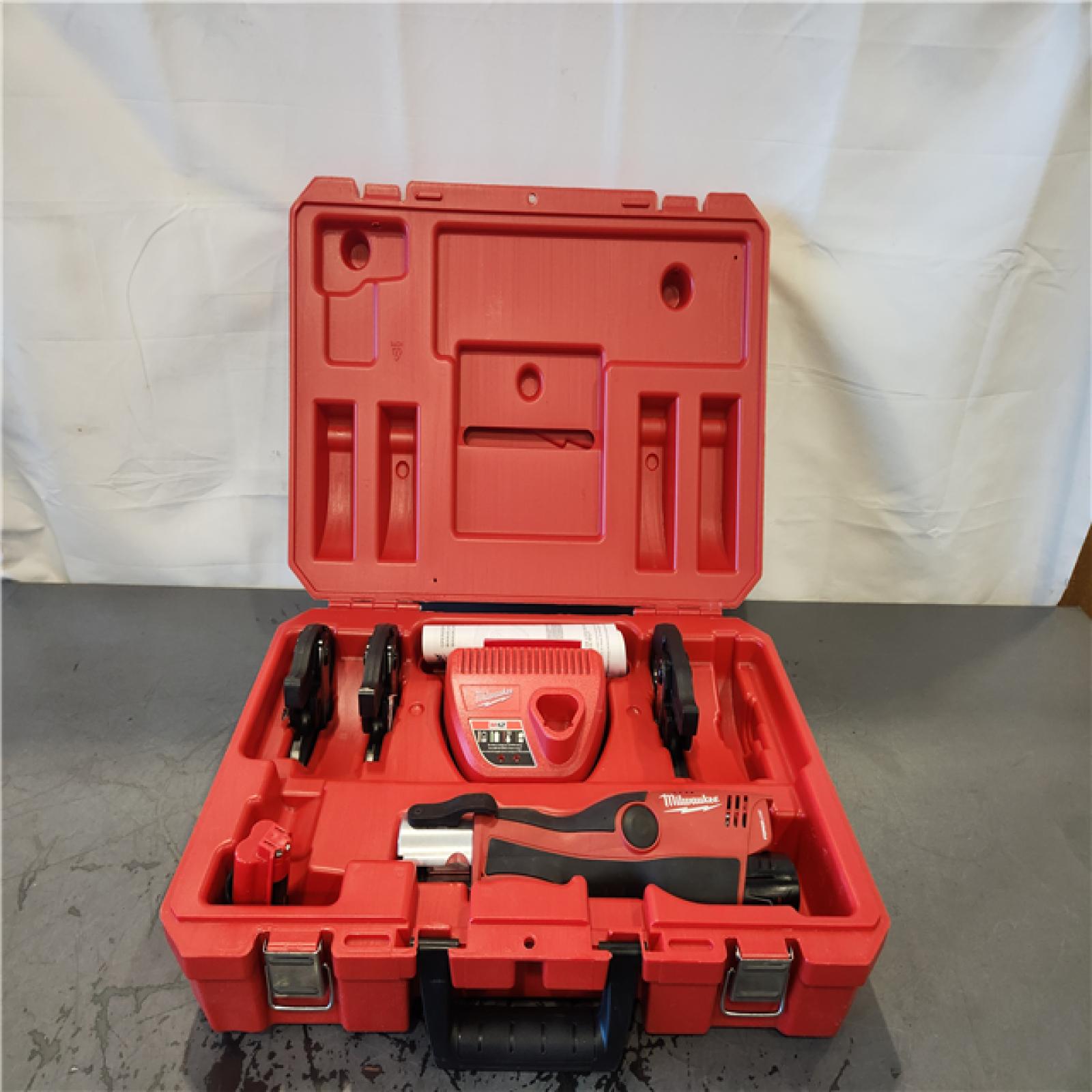 AS-IS- Milwaukee 12-Volt Lithium-Ion Force Logic Cordless Press Tool Kit