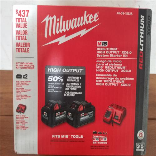 California NEW Milwaukee Red Lithium Starter Kit  includes (2) Batteries & Charger