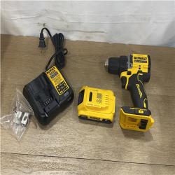AS-IS DEWALT Atomic 20V Lithium-Ion Cordless Compact 1/2 in. Drill/Driver Kit
