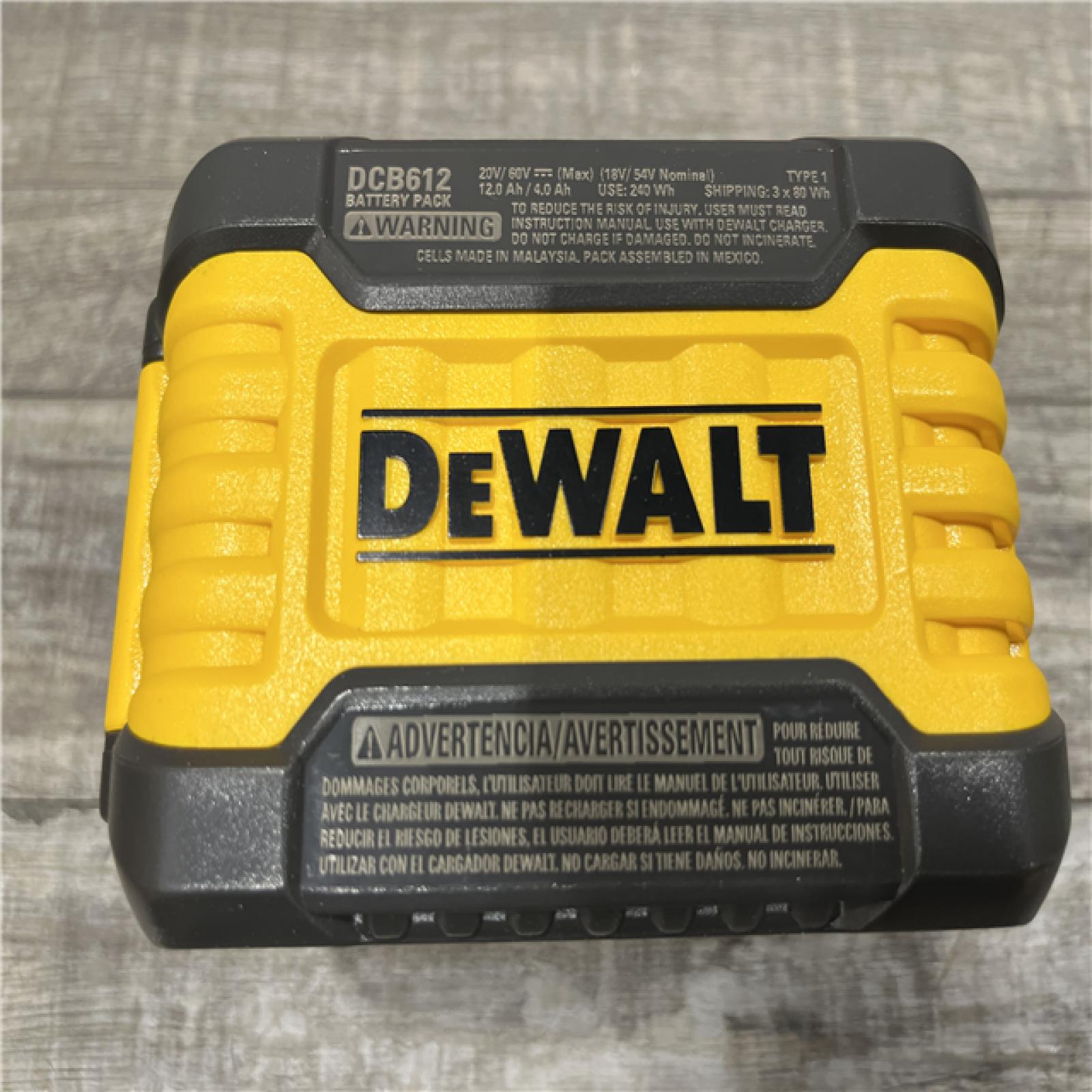 AS-IS DEWALT FLEXVOLT 20V/60V MAX Lithium-Ion 12.0Ah Battery