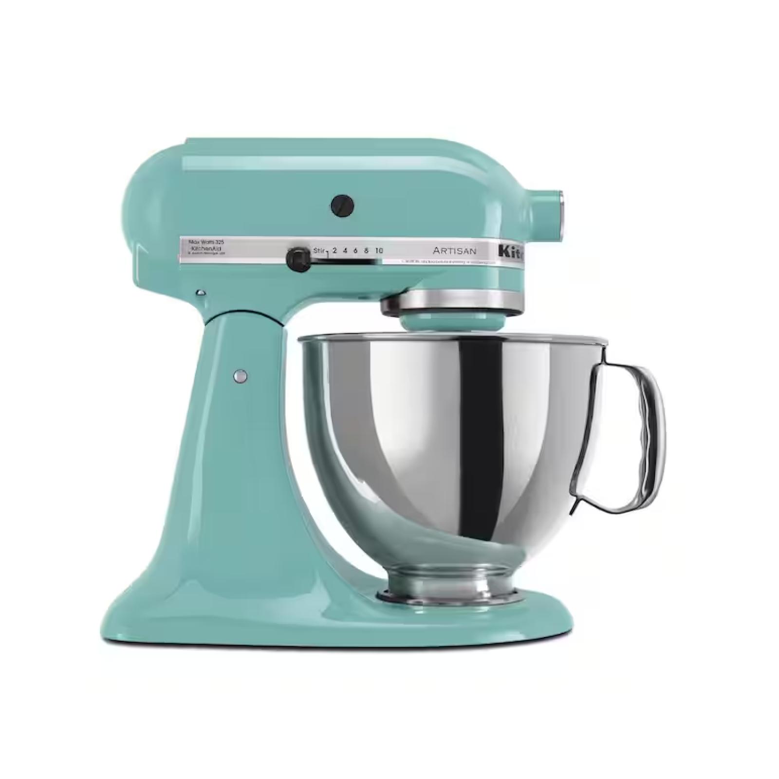 NEW! - KitchenAid Artisan 5 qt. 10-Speed Tilt-Head Aqua Sky Stand Mixer