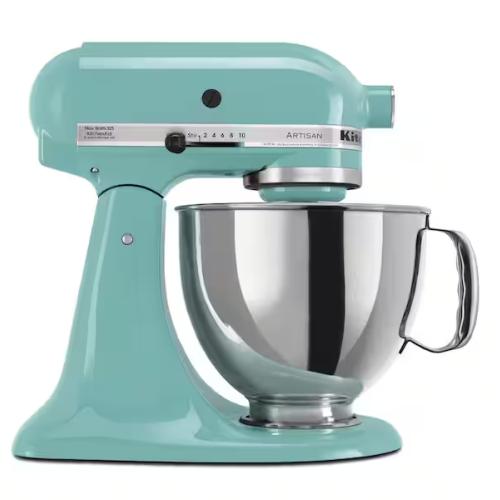 NEW! - KitchenAid Artisan 5 qt. 10-Speed Tilt-Head Aqua Sky Stand Mixer
