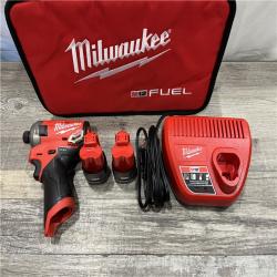 AS-IS Milwaukee FUEL SURGE 12V Lithium-Ion Brushless Cordless 1/4 in. Hex Impact Driver Compact Kit