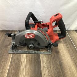 AS-IS Milwaukee FUEL 18V Lithium-Ion Cordless 7-1/4 in. Rear Handle Circular Saw (Tool-Only)