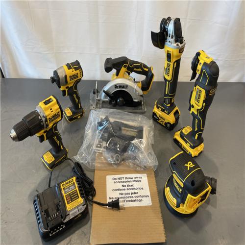 AS-IS - DEWALT 20-Volt MAX ToughSystem Lithium-Ion 6-Tool Cordless Combo Kit