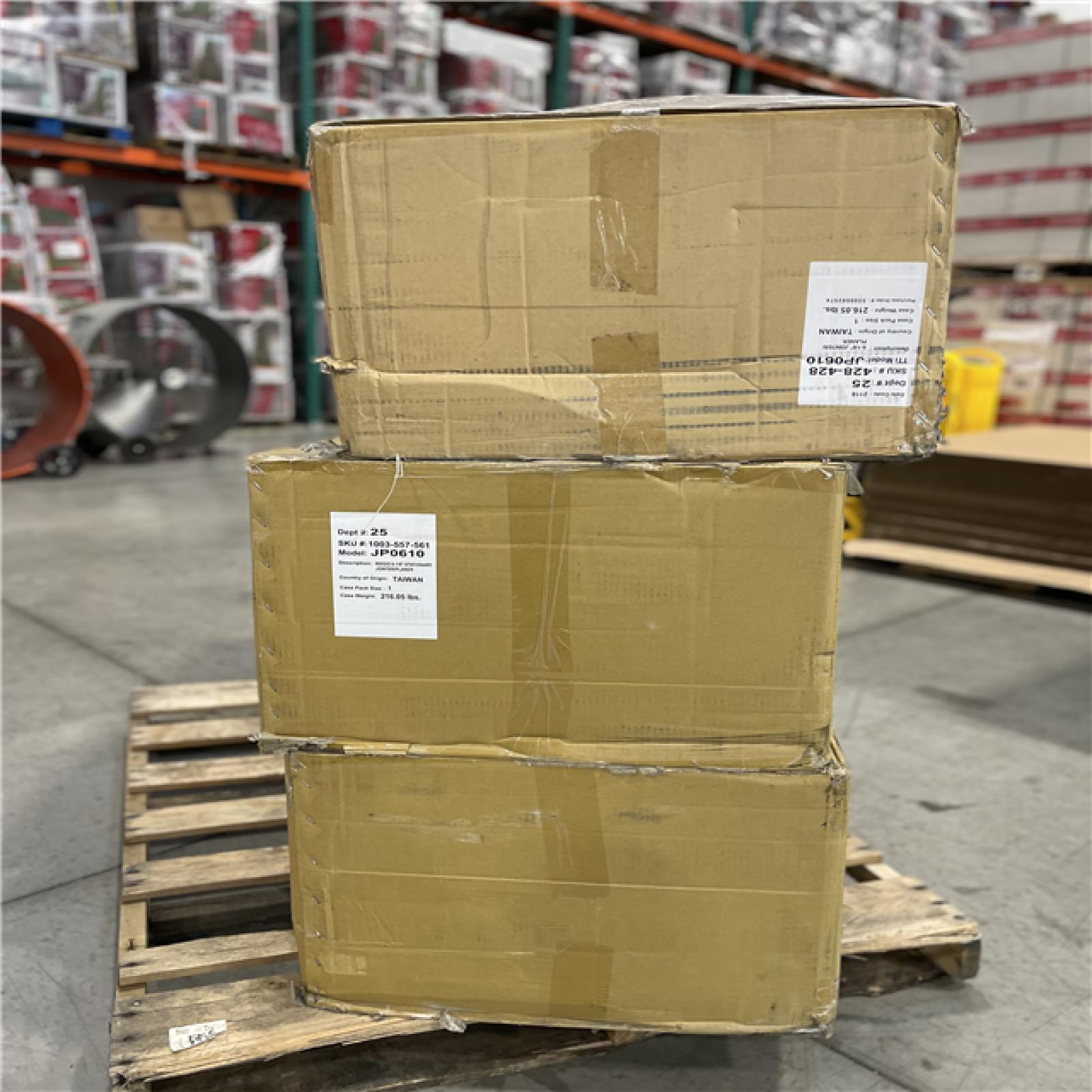 DALLAS LOCATION- AS-IS RIDGID 6 Amp Corded 6-1/8 in. Jointer/Planer PALLET (3 UNITS)
