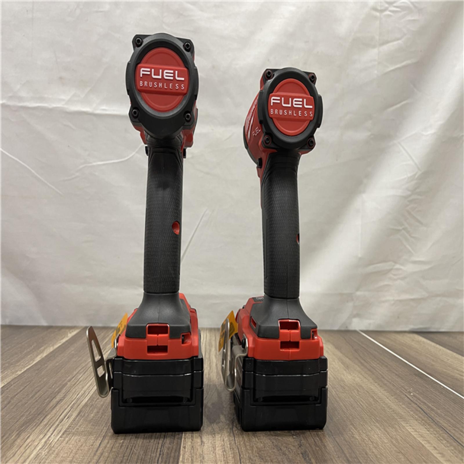 AS-IS Milwaukee M18 FUEL 18V Lithium-Ion Brushless Cordless Hammer Drill and Impact Driver Combo Kit