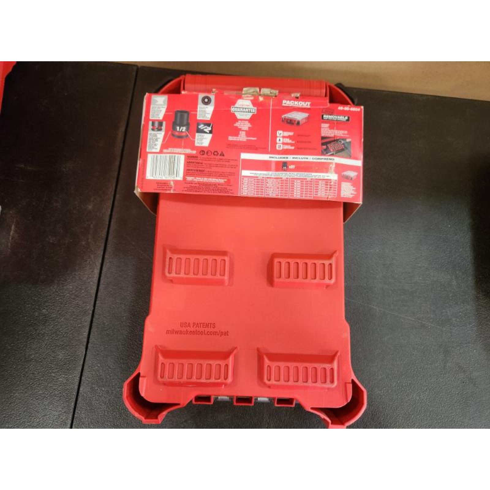 Phoenix NEW Milwaukee SHOCKWAVE Impact-Duty 1/2 in. Drive Metric and SAE Standard Impact PACKOUT Socket Set (27-Piece)