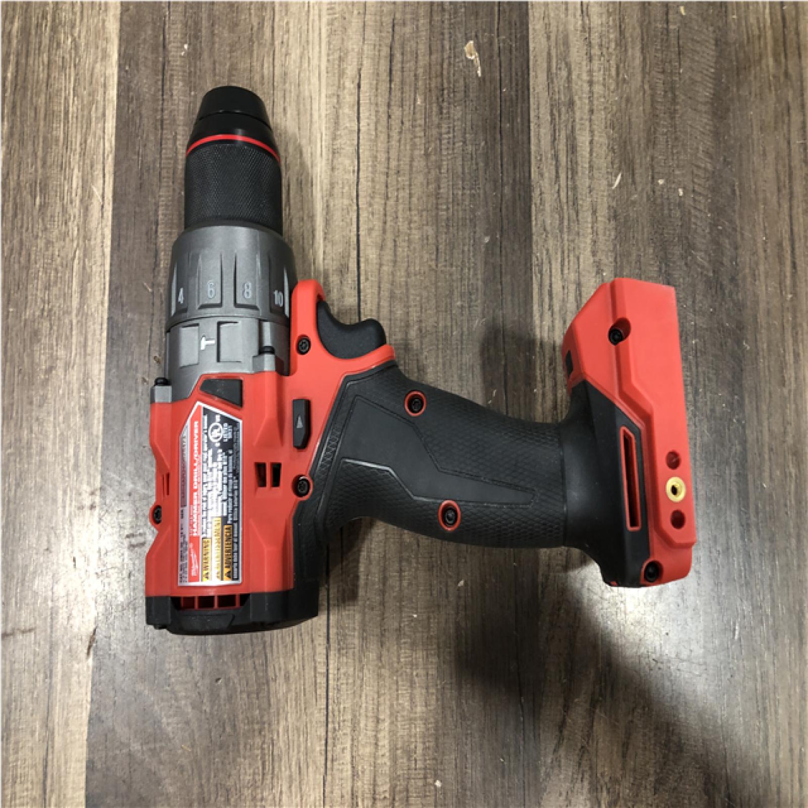 AS-IS Milwaukee FUEL 18V Lithium-Ion Brushless Cordless 1/2 in. Hammer Drill/Driver (Tool-Only)