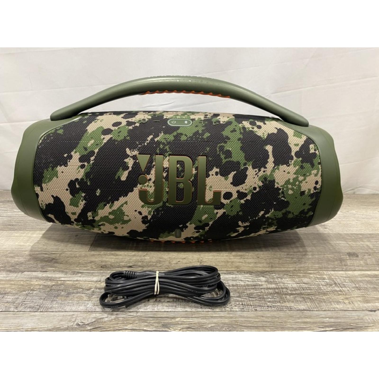 AS-IS JBL - Boombox3 Portable Bluetooth Speaker - 2022 - Camouflage
