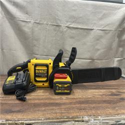 AS-IS DEWALT  FLEXVOLT 60V MAX 16in. Brushless Cordless Battery Powered Chainsaw Kit with (1) FLEXVOLT 2 Ah Battery & Charger