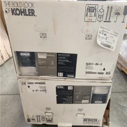 Phoenix AS-IS 2 KOHLER Elmbrook 60 in. x 30.25 in. Soaking Bathtub with Right-Hand Drain in White