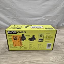 NEW! - Ryobi ONE+ 18V Li-Ion Starter Kit - 4.0 Ah Battery  2.0 Ah Battery  Charger