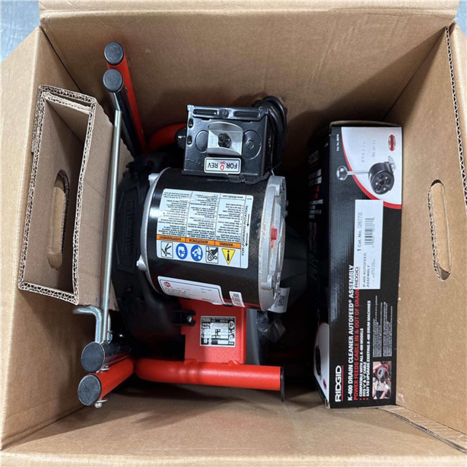 California NEW Ridgid K-400 Powered Drain Cleaner