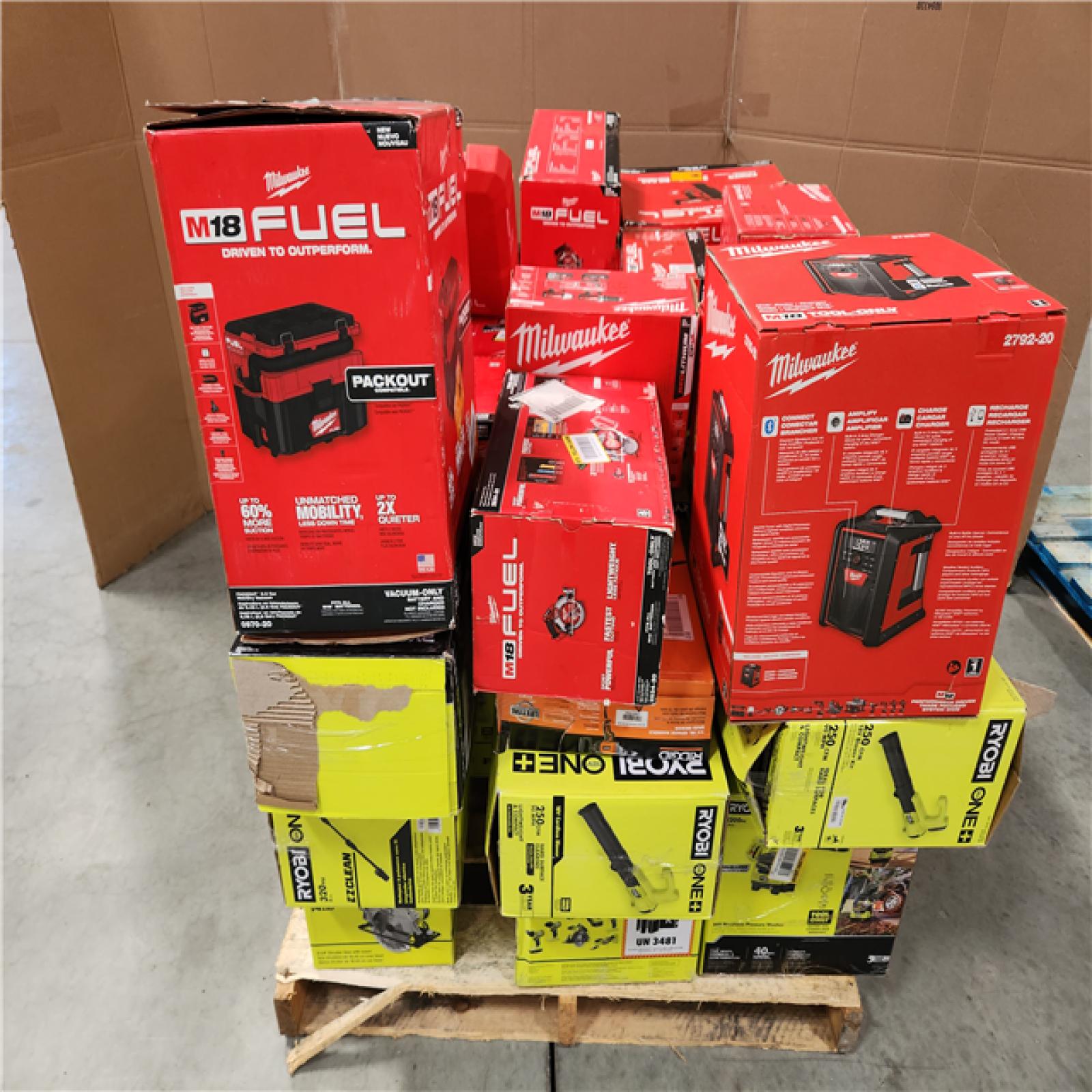 CALIFONIA  AS-IS TOOL PALLET