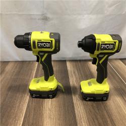 AS-IS RYOBI ONE+ 18V Cordless 2-Tool Combo Kit