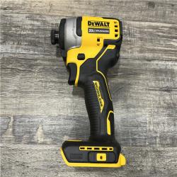 AS-IS DEWALT Atomic 20V Max Lithium-Ion Brushless Cordless Compact 1/4 in. Impact Driver Kit