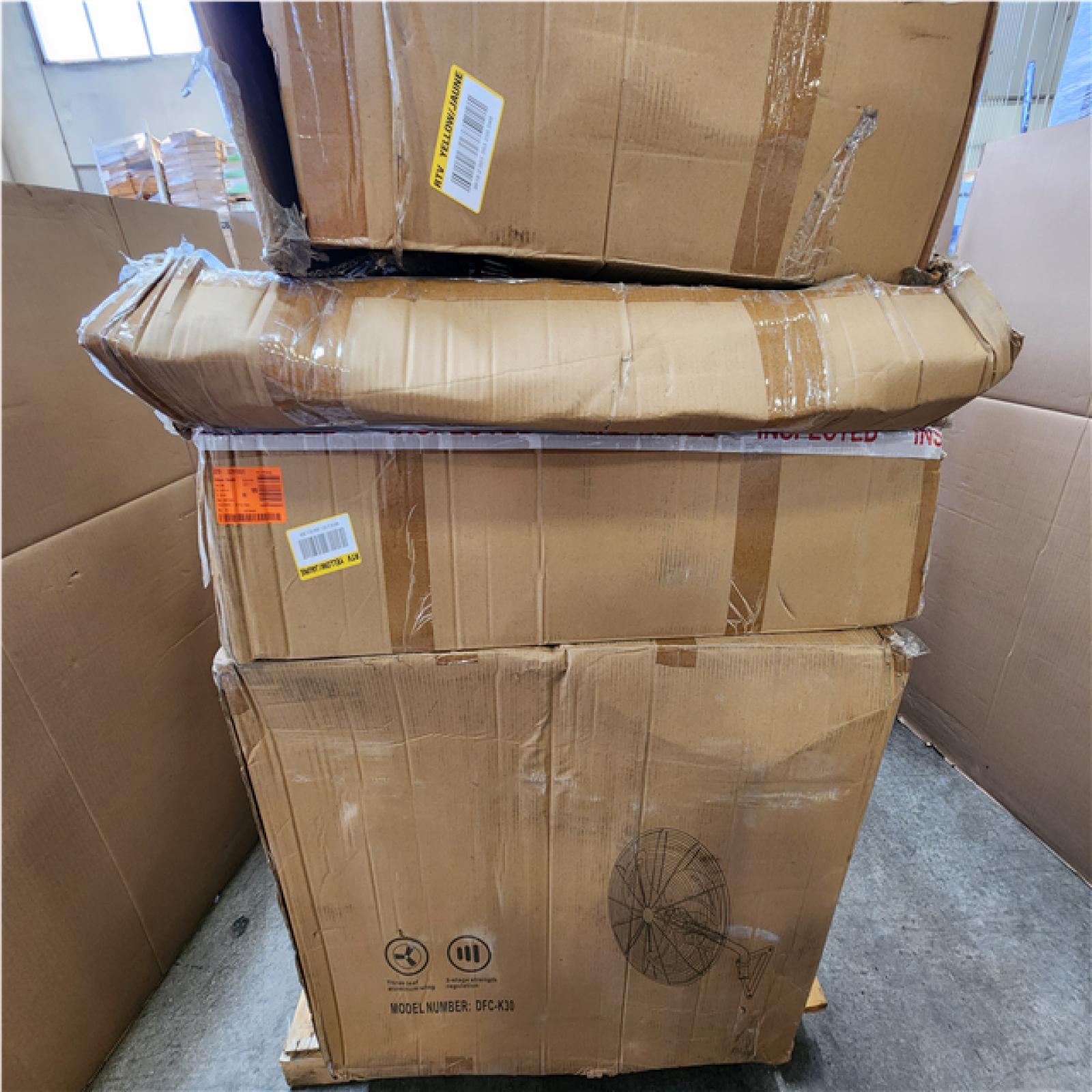 Phoenix NEW Industrial Wall Fan Black Model # DFC-K30 Pallet of 8
