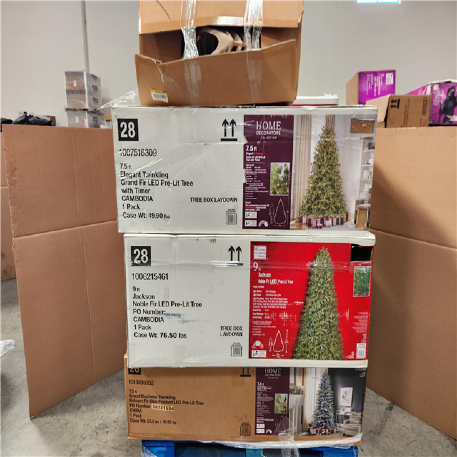 California AS-IS Holiday Pallet