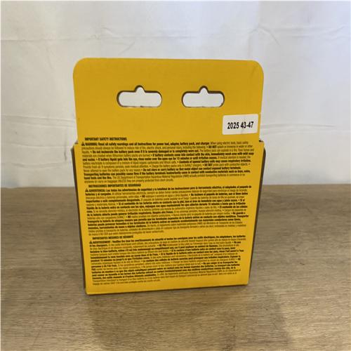 AS-IS DEWALT 20V MAX XR POWERSTACK Lithium-Ion Battery Starter Kit with 1.7Ah Battery and Charger