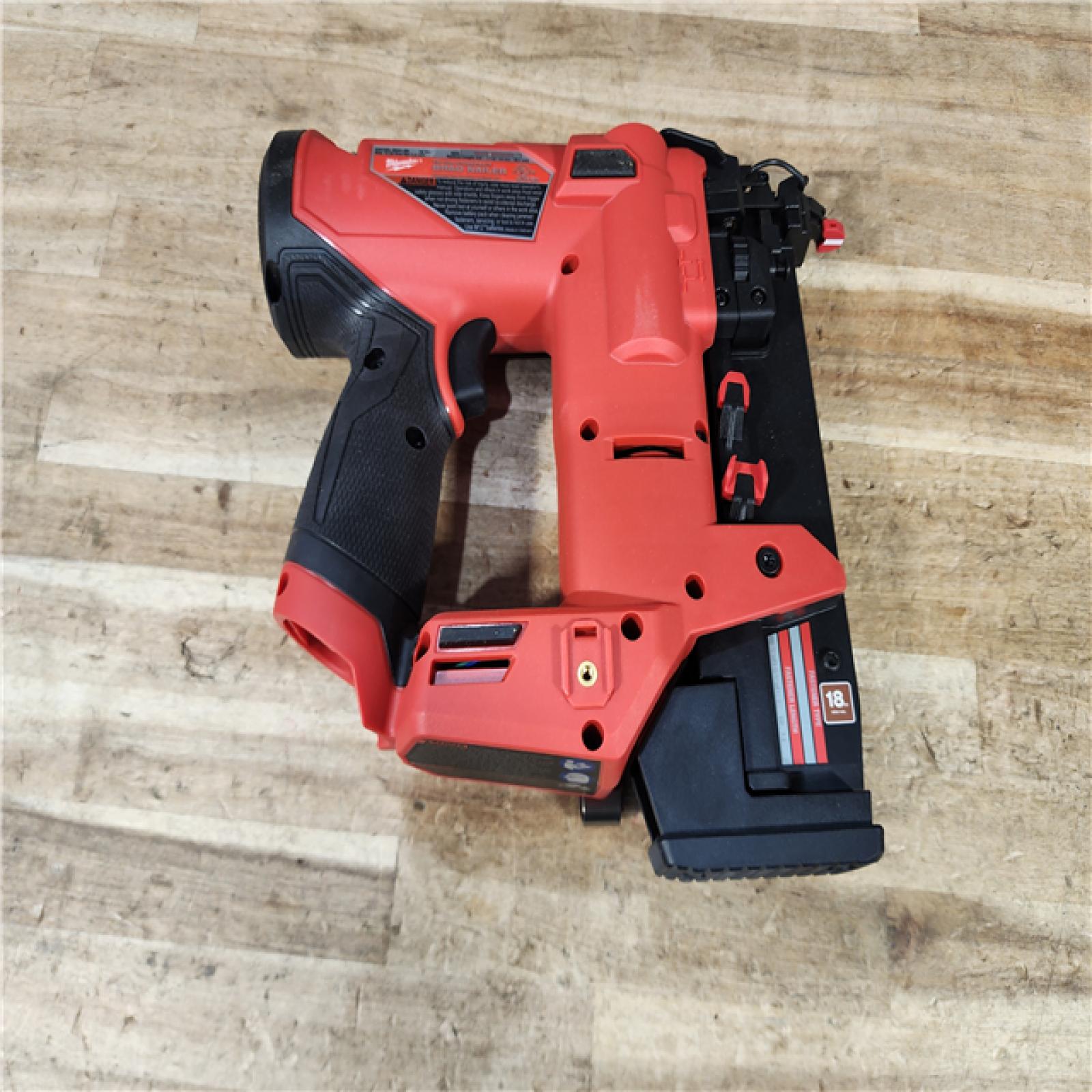 HOUSTON LOCATION - AS - IS Milwaukee FUEL 12-Volt Lithium-Ion Brushless Cordless 18-Gauge 1-1/2 in. Compact Brad Nailer (Tool Only)