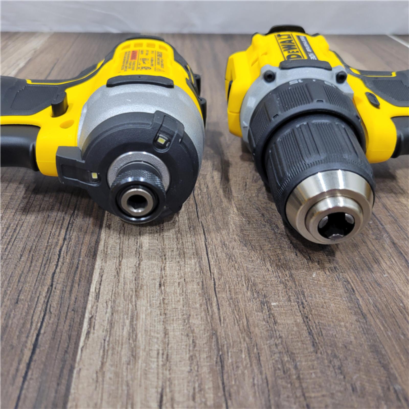 AS-IS DEWALT ATOMIC 20-Volt MAX Lithium-Ion Cordless Combo Kit (2-Tool) with (2) 2.0Ah Batteries, Charger and Bag