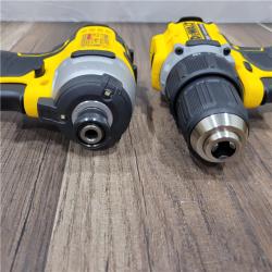 AS-IS DEWALT ATOMIC 20-Volt MAX Lithium-Ion Cordless Combo Kit (2-Tool) with (2) 2.0Ah Batteries, Charger and Bag