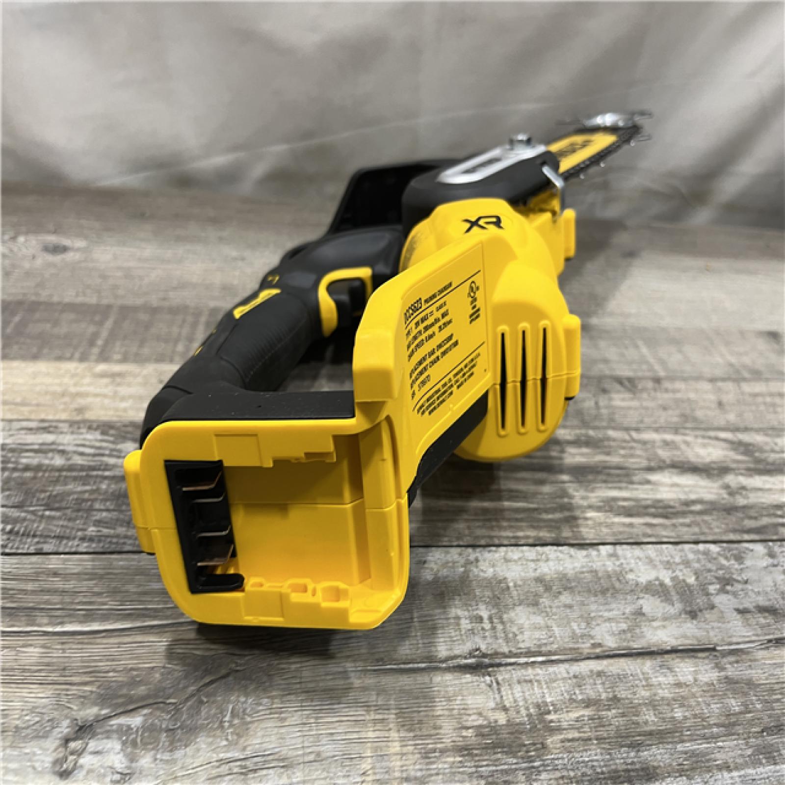 AS-IS DEWALT 20V MAX 8 in. Brushless Cordless Battery Powered Pruning Chainsaw (Tool Only)