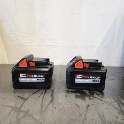 AS-IS- Milwaukee 48-11-1862 M18 REDLITHIUM HIGH OUTPUT 6.0Ah Battery Pack (2-Pack) New