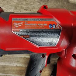HOUSTON LOCATION - AS-IS Milwaukee 2744-20 M18 FUEL 3-1/2 in. 18-Volt 21-Degree Lithium-Ion Brushless Cordless Framing Nailer (Tool-Only)