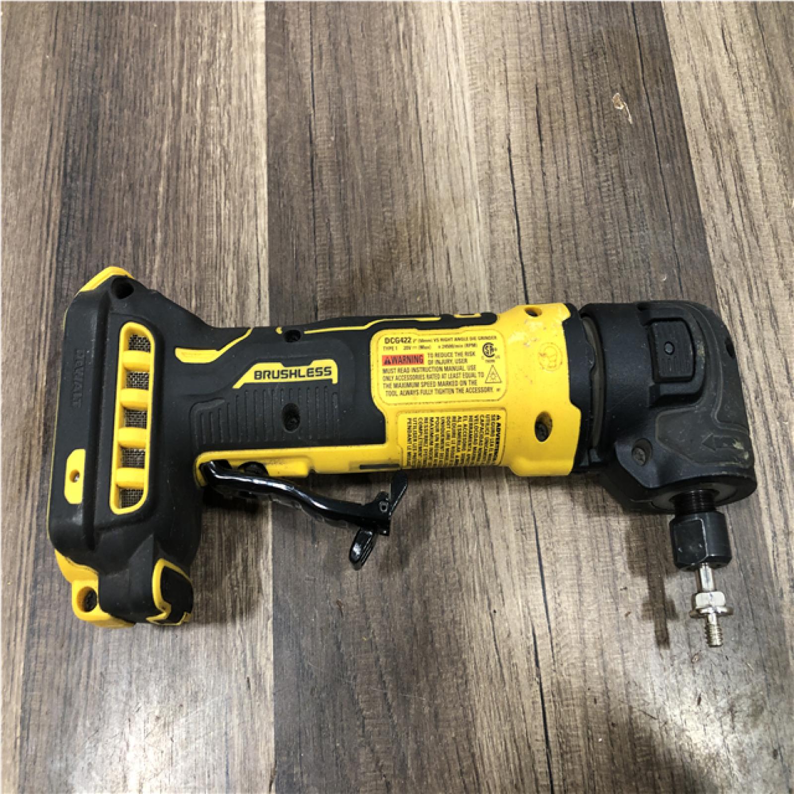 AS-IS DEWALT Atomic 20V MAX Cordless Right Angle Die Grinder (Tool Only)