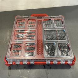 AS-IS - Milwaukee SHOCKWAVE Impact-Duty 3/8 in. Drive Metric and SAE Deep Well Impact PACKOUT Socket Set (36-Piece)