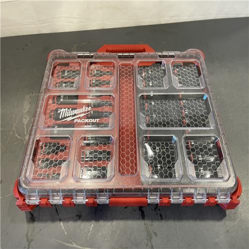 AS-IS - Milwaukee SHOCKWAVE Impact-Duty 3/8 in. Drive Metric and SAE Deep Well Impact PACKOUT Socket Set (36-Piece)