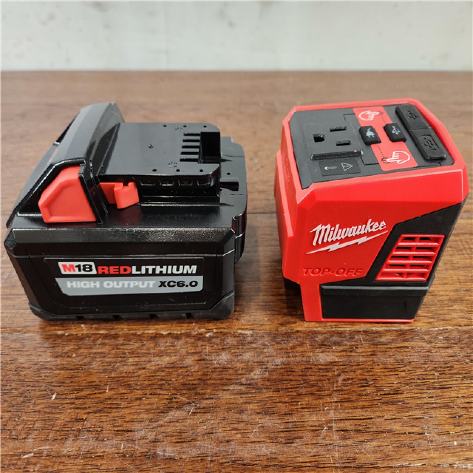 Good Milwaukee M18 TOP-OFF Power Supply & Battery Kit 