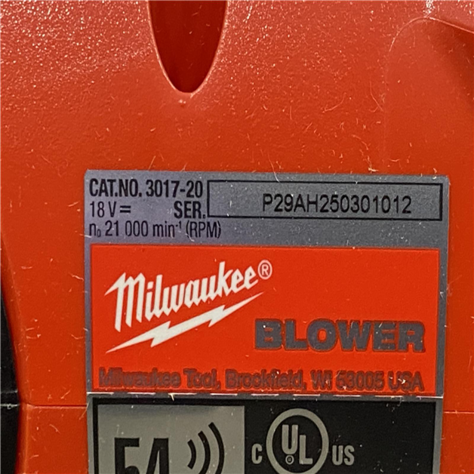 AS-IS Milwaukee M18 FUEL 120 MPH 500 CFM 18V Brushless Cordless Battery Powered Leaf Blower Kit