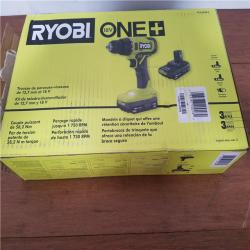 California NEW Ryobi One+ 18V 1/2 Drill/Driver Kit  includes (2) Batteries & Charger