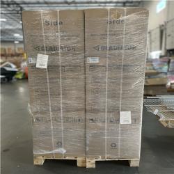 DALLAS LOCATION- NEW! Gladiator Flex 78in W x 75 in H x 19in D Pre-Assembled 24 Gauge Welded Steel 5-Piece Garage System in Silver Tread (2 SETS)