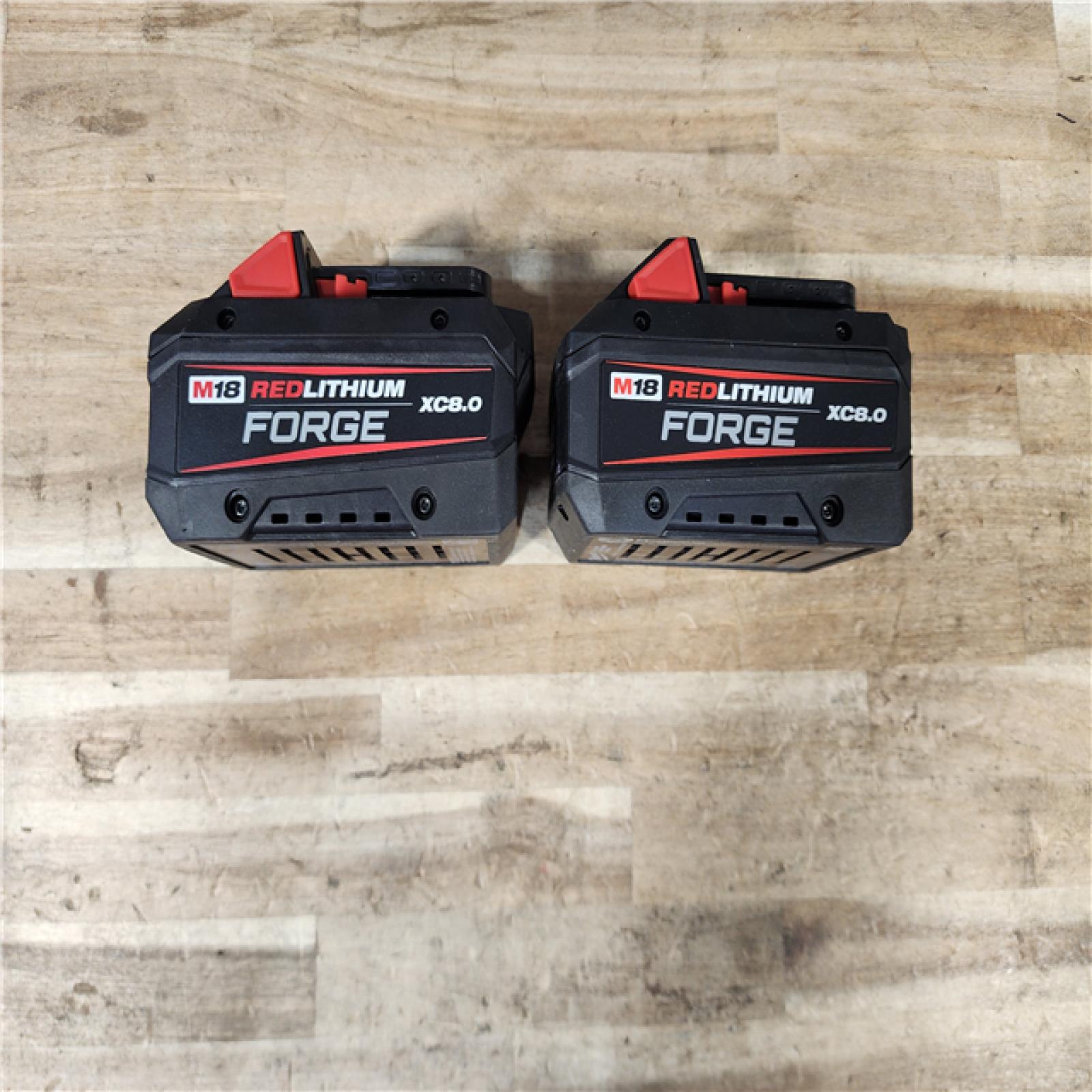 HOUSTON LOCATION - AS-IS MILWAUKEE FORGE BATTERY PACK QTY - 2