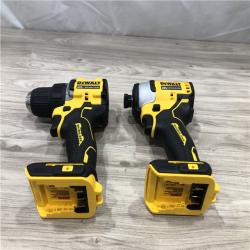 AS-IS DEWALT ATOMIC 20-Volt MAX Lithium-Ion Cordless Combo Kit