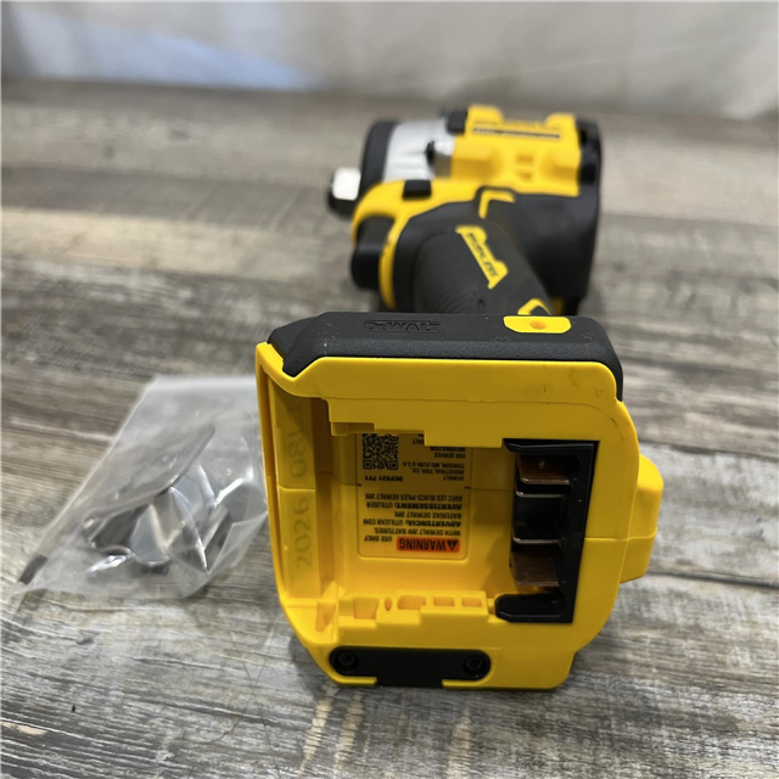 AS-IS DEWALT ATOMIC 20V MAX Cordless Brushless 1/2 in. Variable Speed Impact Wrench (Tool Only)