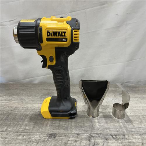 AS-IS DEWALT 20V MAX Cordless Compact Heat Gun with Flat and Hook Nozzle Attachments