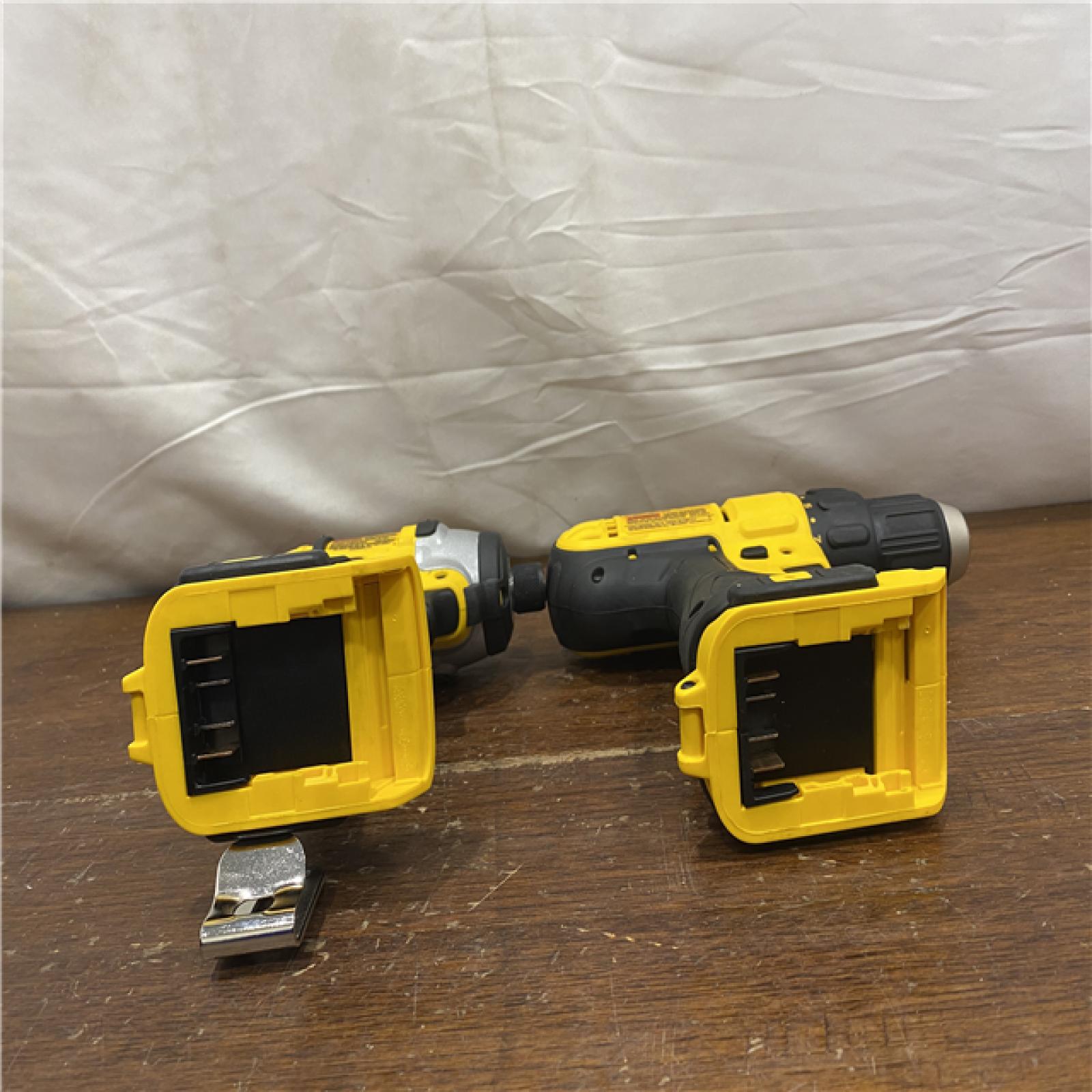 AS-IS DeWALTA® 20V MAX Cordless Drill Driver/Impact Driver Combo Kit 1.3 Ah Lithium Ion