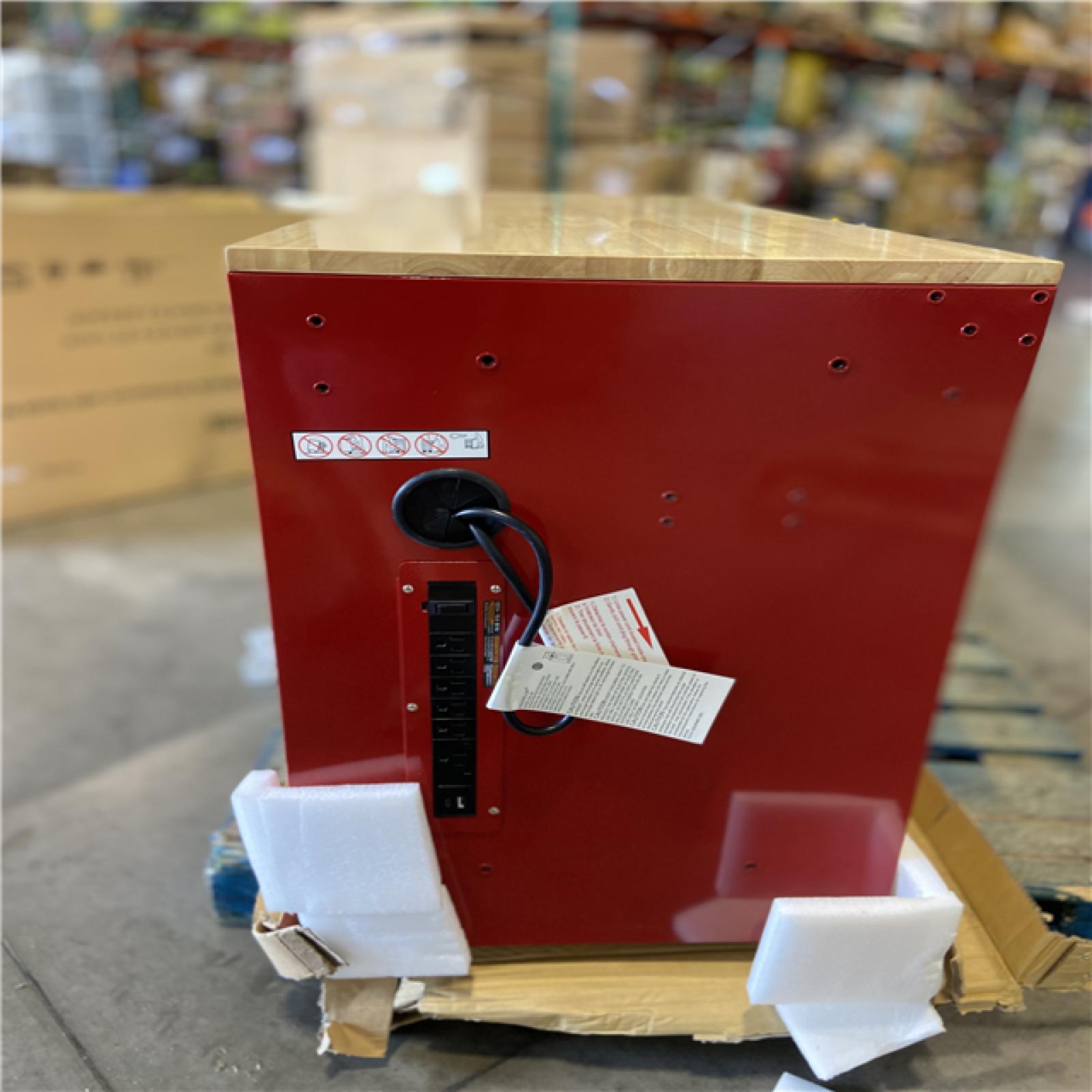 DALLAS LOCATION -Husky Modular Tool Storage 52 in. W x 20 in. D Standard Duty Red Mobile Workbench Cabinet