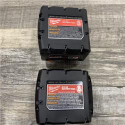 AS-IS Milwaukee 18-Volt Lithium-Ion Starter Kit with One 5.0 Ah and One 2.0 Ah Battery and Charger